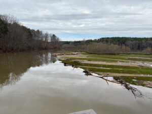 Overlooking Lake Norman at mountain Creek Park in Sherrills Ford North Carolina.